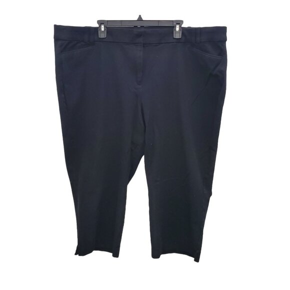 Lane Bryant Woman's The Allie Black Capri Dress Career Pants Plus‎ Size 26 - Picture 1 of 4